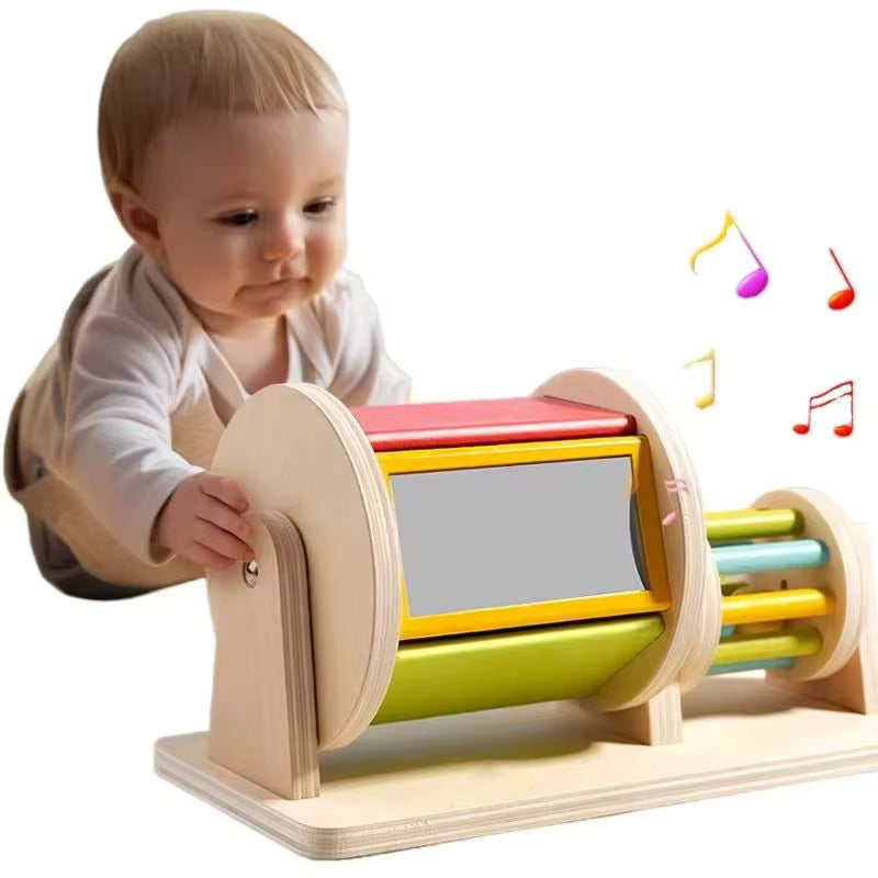 Color Rolling Drum Toy for Visual Engagement