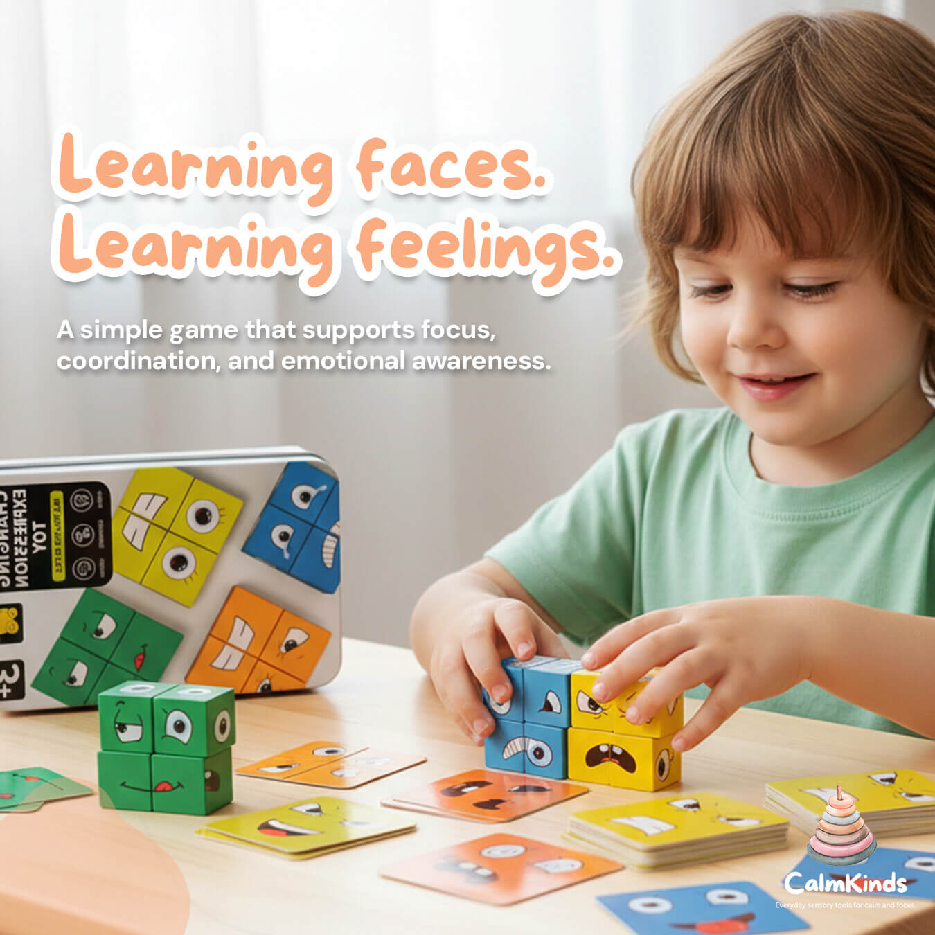 Emotion Faces Puzzle for Emotional Awareness