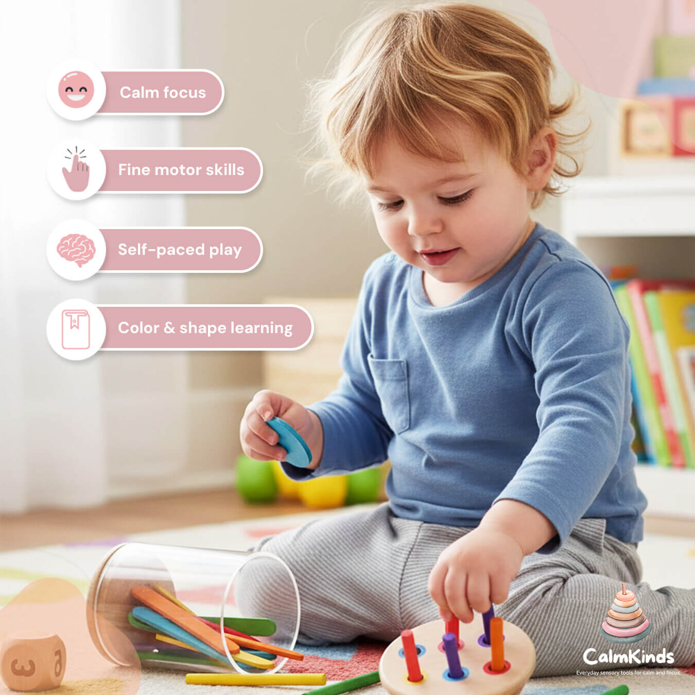 Shape & Color Sorting Toy for Early Learning