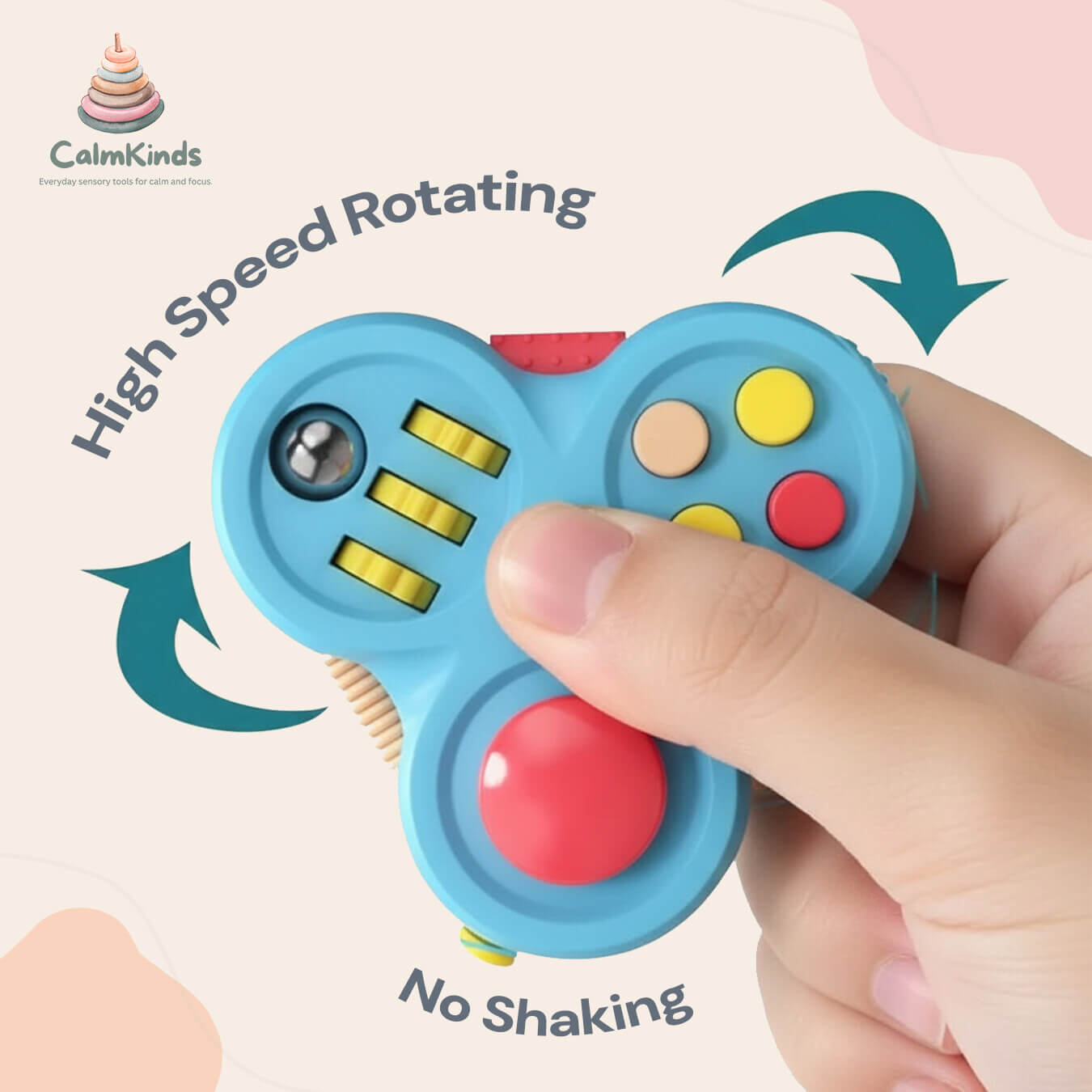 Rotating Fidget Toy for Stress Relief