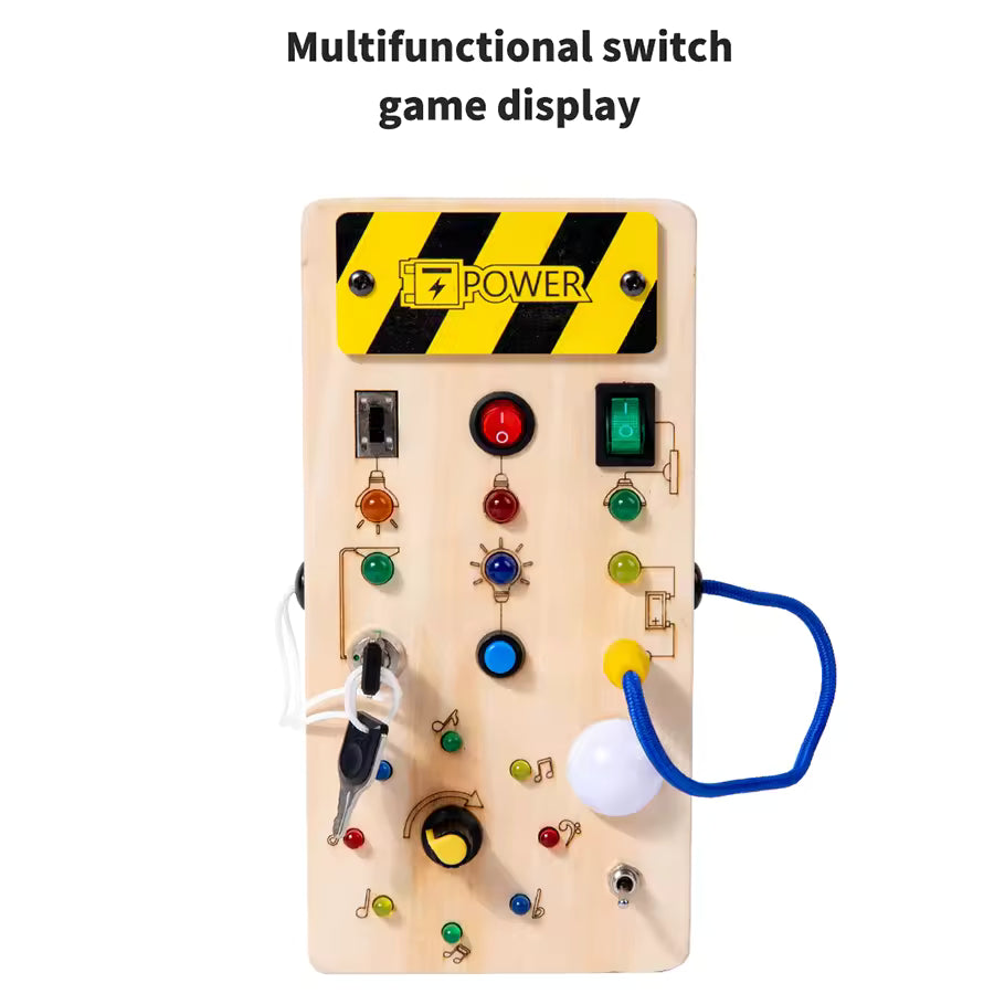 LED Sensory Busy Board for Calm Focus