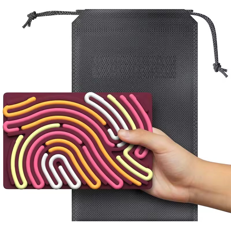 Silicone Sensory Puzzle Board for Quiet Focus