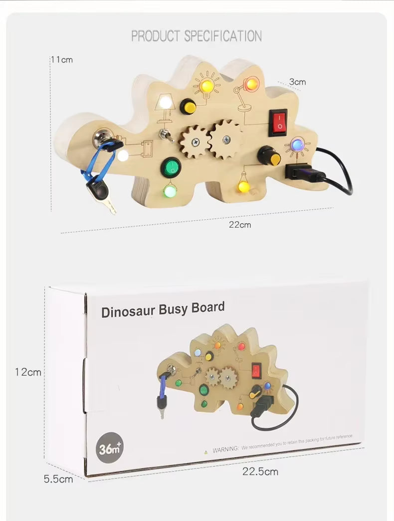LED Sensory Busy Board for Calm Focus