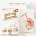 Wooden Rainmaker Toy for Gentle Sensory Calm