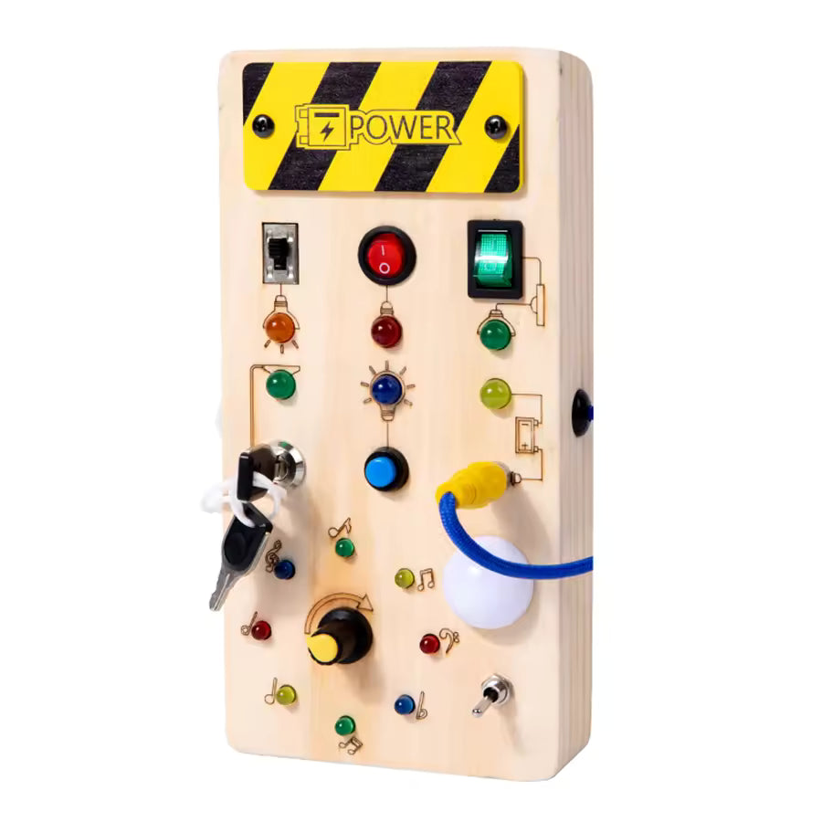 LED Sensory Busy Board for Calm Focus