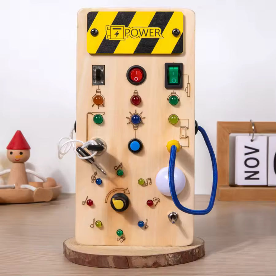 LED Sensory Busy Board for Calm Focus