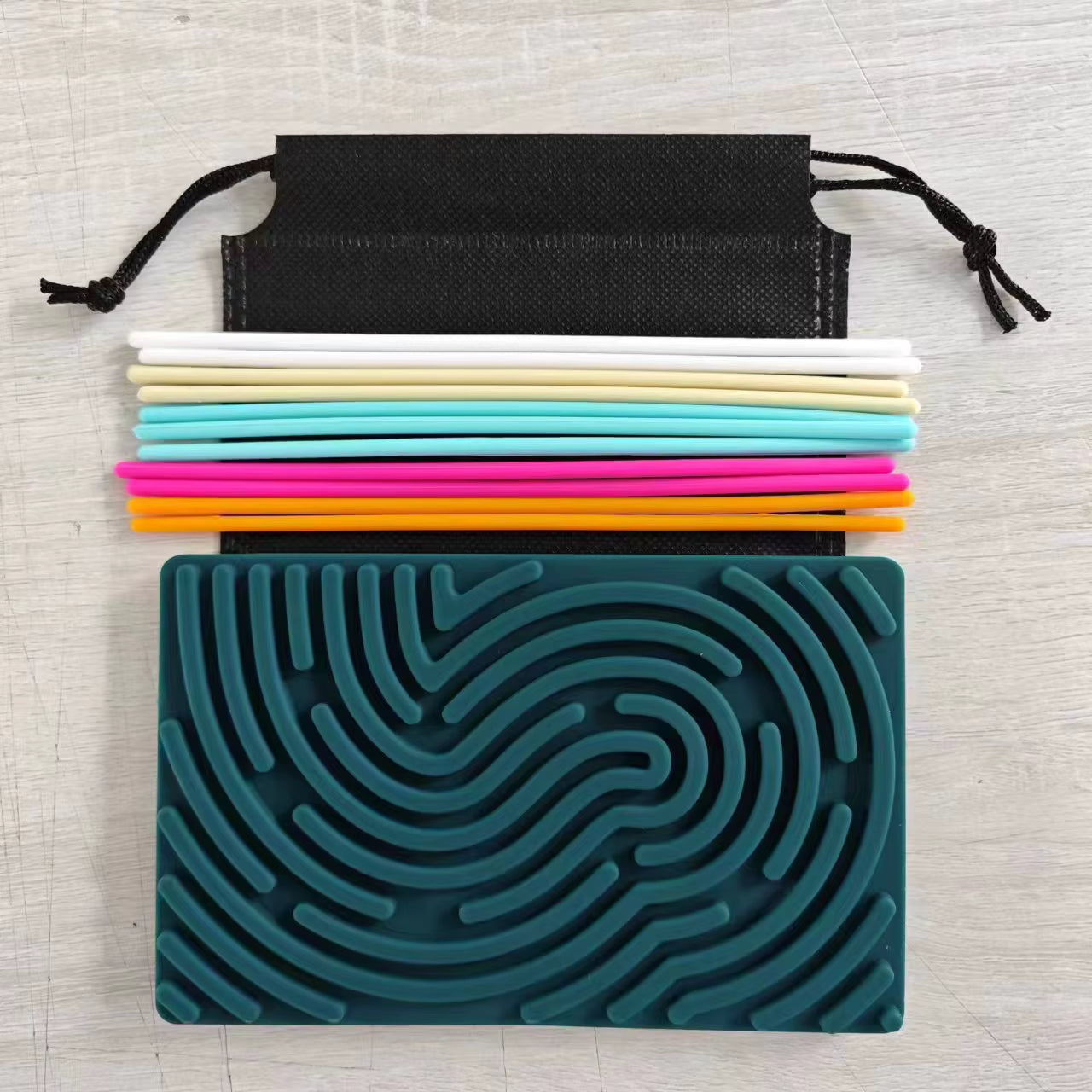 Silicone Sensory Puzzle Board for Quiet Focus