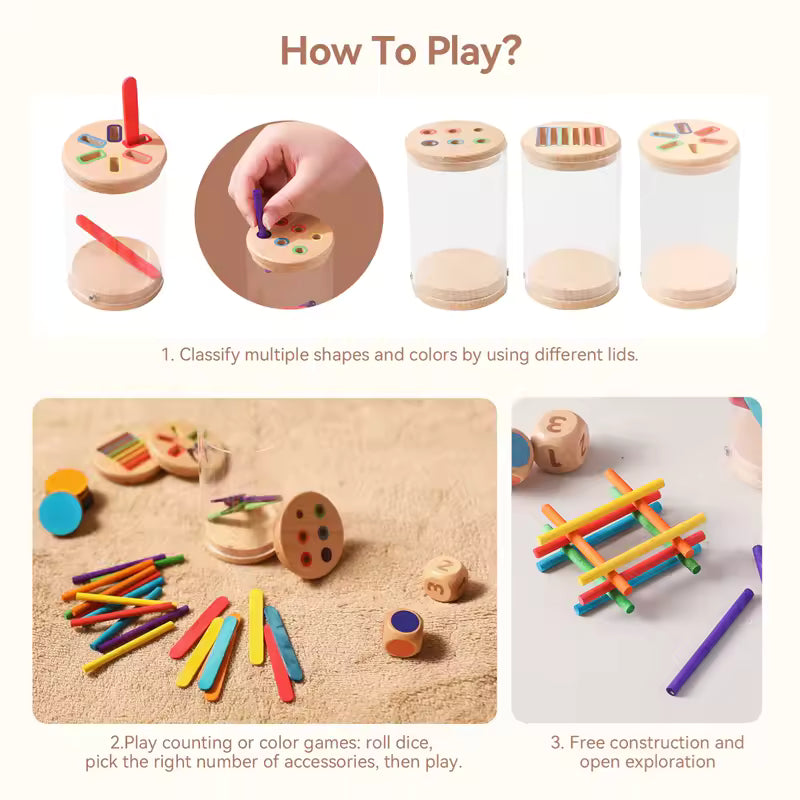 Shape & Color Sorting Toy for Early Learning