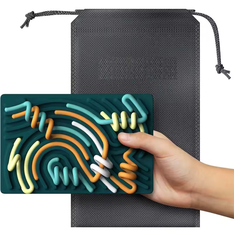 Silicone Sensory Puzzle Board for Quiet Focus