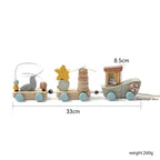 Wooden Pull String Toy for Sensory Exploration