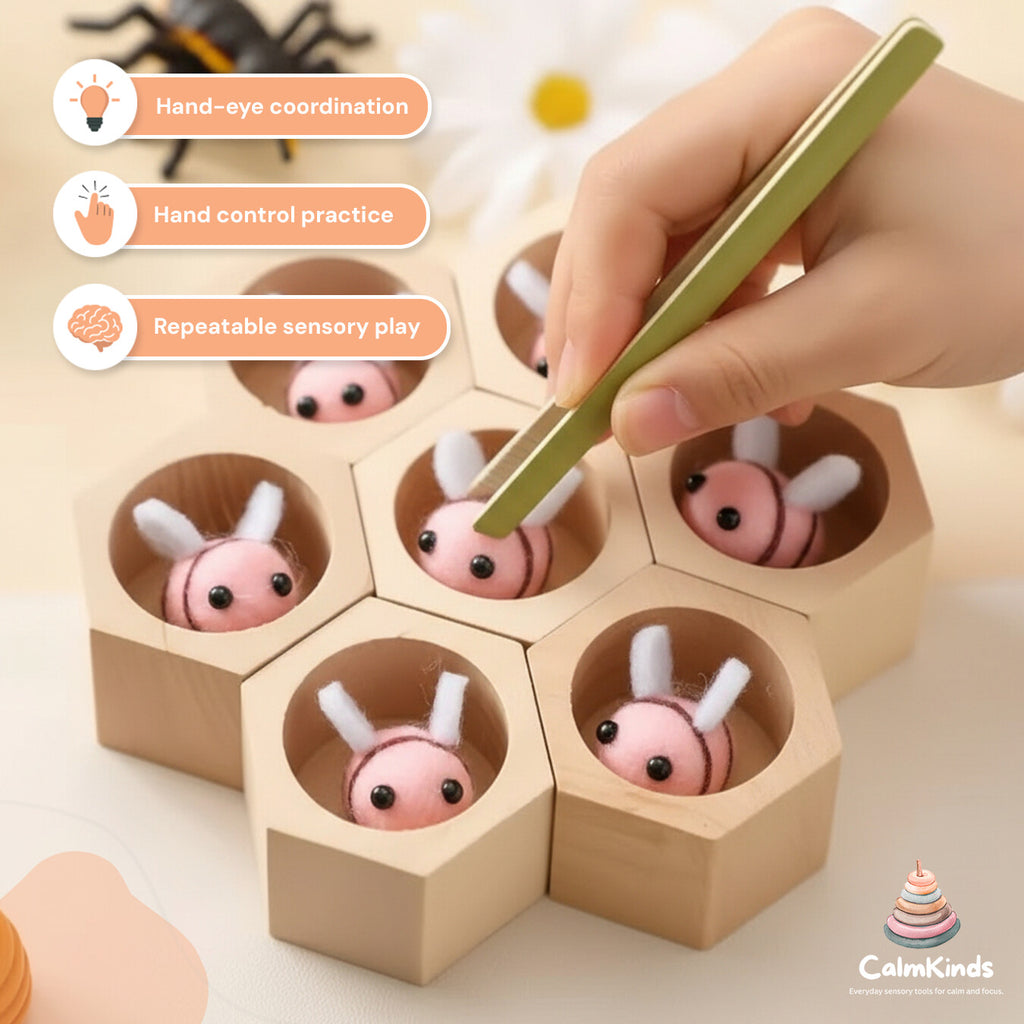 Bee Sensory Toy for Tactile Discovery